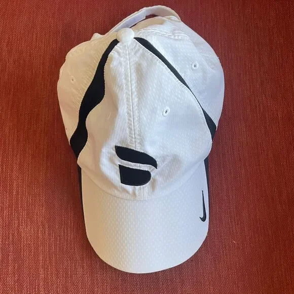 Nike D Dad Men's White Athletic Baseball Cap Embroidered Adjustable Golf Hat - Picture 7 of 9